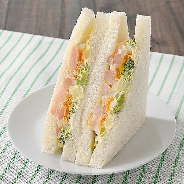 たまご&海老ブロッコリーサンド