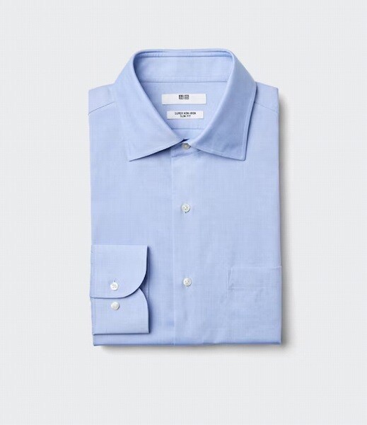 スーパーノンアイロンスリムシャツ/セミワイド