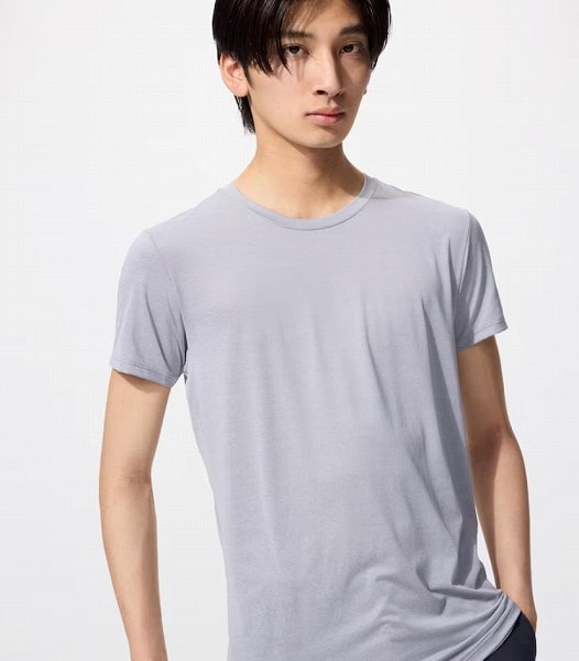 エアリズムクルーネックT