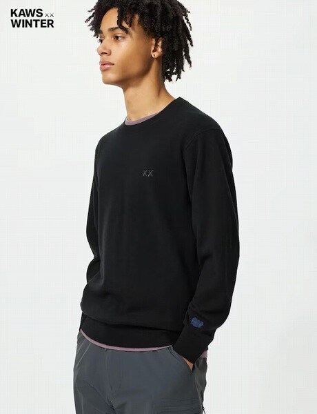 カウズ ウィンター カシミヤクルーネックセーター