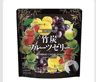 若翔　竹炭フルーツゼリー　60包
