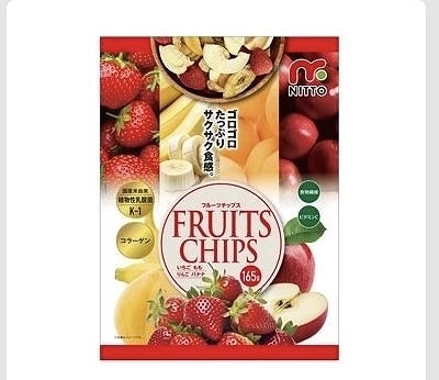 フルーツチップス（イチゴ・黄桃・リンゴ・バナナ）165g