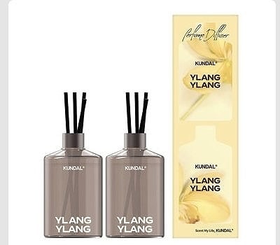 KUNDAL パフュームディフューザー　イランイランの香り　500ml✕2本