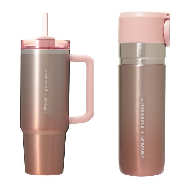 3WAYステンレスタンブラーSTANLEYピンクグラデーション887ml/ステンレスボトルSTANLEYピンクグラデーション473ml