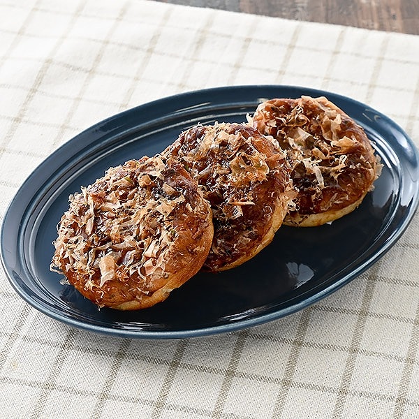 ふわもち食感のミニお好み焼き3個入