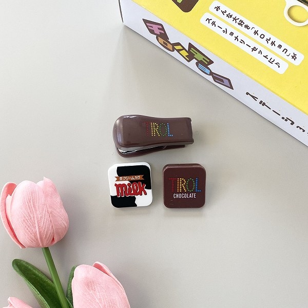 コーヒーヌガーとミルク柄