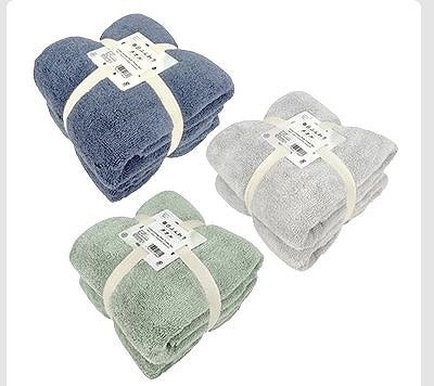 伊澤タオル　毎日ふんわり　バスタオル　2枚パック　60cm×120cm