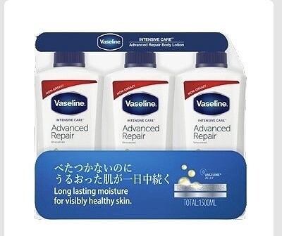 Vaseline　アドバンスドリペア　ボディローション　500ml✕3本