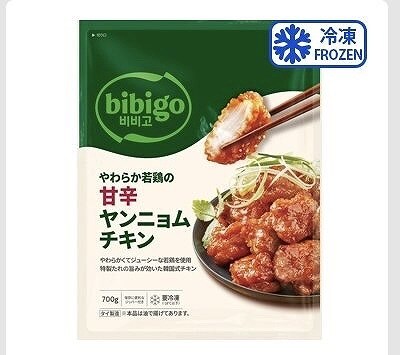 CJ bibigo やわらか若鶏の甘辛ヤンニョムチキン　700g