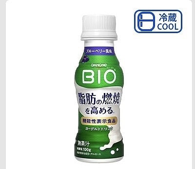ダノンビオ　ヨーグルトドリンク　ブルーベリー100g×12本入