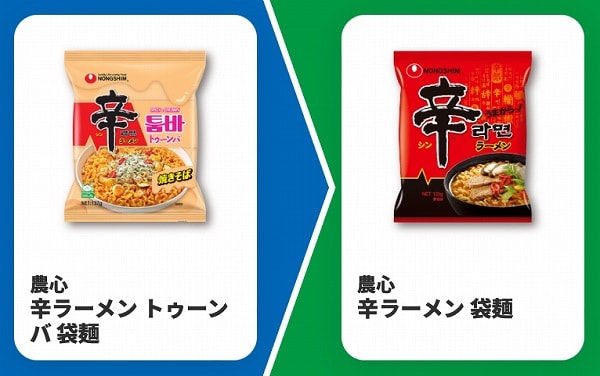 農心 辛ラーメン トゥーンバ 袋麺