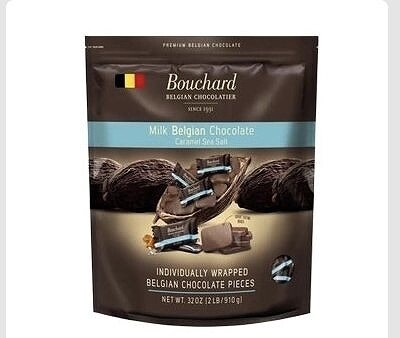 ブシャール　ベルギーチョコレート　ミルクキャラメルシーソルト　910g