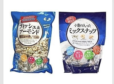 フィッシュ＆アーモンド　カシューナッツ入/小魚の入ったミックスナッツこざかな・カシューナッツ・アーモンド　420g