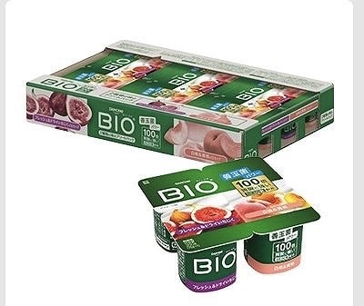 ダノンビオ　イチジク＆ピーチ　75g×4パック×6個