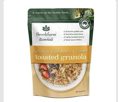 Brookfarm ブッシュハニー&ココナッツ グラノーラ 1kg