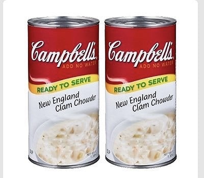 キャンベル ニューイングランド クラムチャウダー 1.36kg×2缶