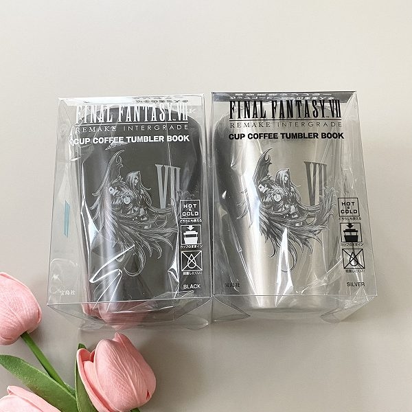 『FINAL FANTASY Ⅶ REMAKE INTERGRADE CUP COFFEE TUMBLER BOOK BLACK/SILVER』