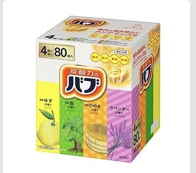 炭酸力のバブ　薬用入浴剤　4種の香り×20錠