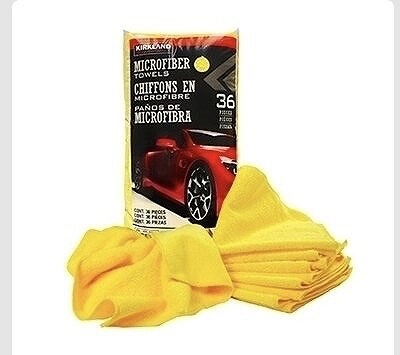 KIRKLAND SIGNATURE マイクロファイバータオル　36枚　約40cm×40cm