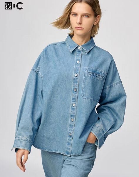 デニムリラックスシャツジャケット