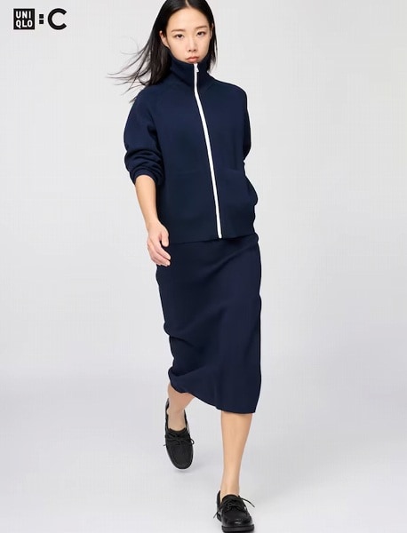 ウォッシャブルミラノリブスカート