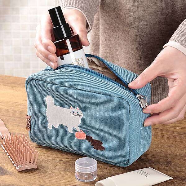 オリジナル コーデュロイポーチ