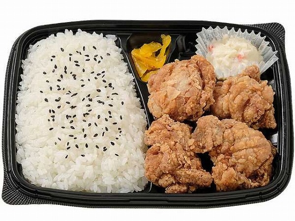 若鶏のにんにく醤油唐揚げ弁当