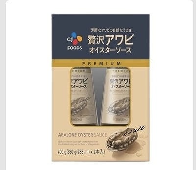 CJ 贅沢アワビ オイスターソース 350g×2本入