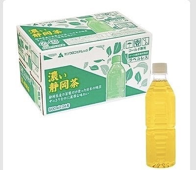静岡ミツウロコフーズ濃い静岡茶（緑茶）500ml✕24本　ラベルレス
