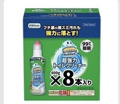 スクラビングバブル　超強力トイレクリーナー400g×8本