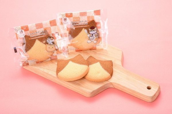 にゃんこのクッキー　キャニャメルミルク味