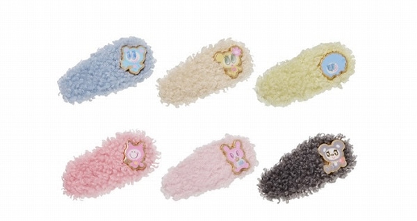 E賞　ボアヘアクリップ