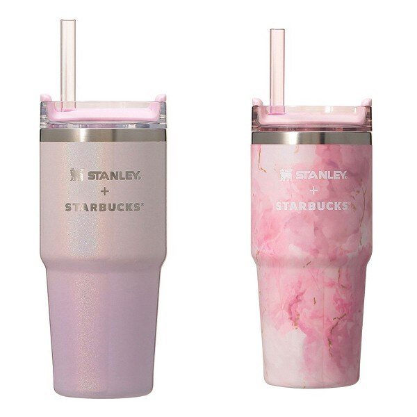 SAKURA2026 3WAYステン レスタンブラーSTANLEYシャイニーピ ンクグラデーション414ml/SAKURA2026 3WAYステンレス タンブラーSTANLEYマーブル414ml