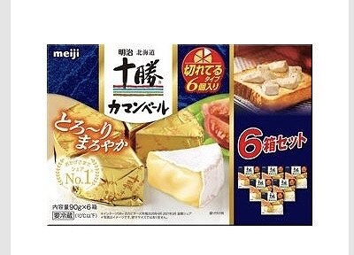 明治　北海道十勝カマンベール　切れてるタイプ　6ピース（90g）×6箱
