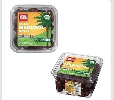 オーガニック種なしデーツ　680g