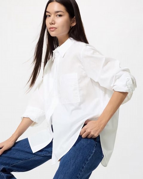 コットンオーバーサイズシャツ