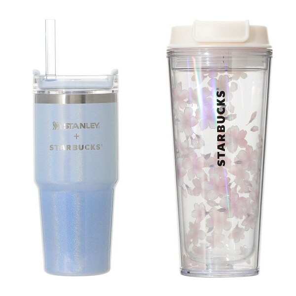 SAKURA2026 3WAYステンレ スタンブラーSTANLEYシャイニーエア リーブルーグラデーション414ml/SAKURA2026タンブラーホワイト473ml