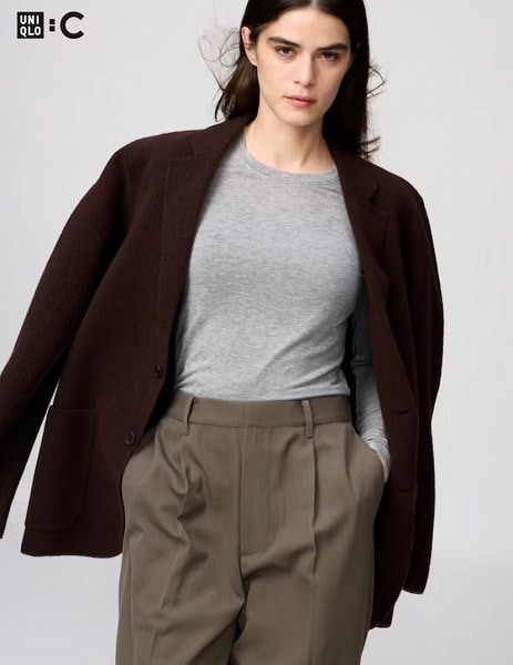 極暖ヒートテックカシミヤブレンドクルーネックT