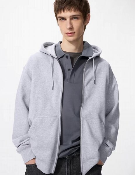 スウェットフルジップパーカ