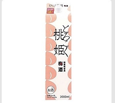 桃姫 とろこく桃たっぷり梅酒 2L