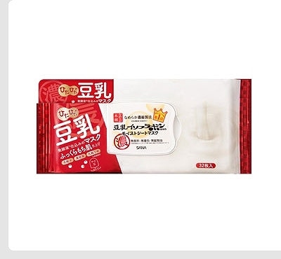 豆乳イソフラボン モイストシートマスク 32枚×2個