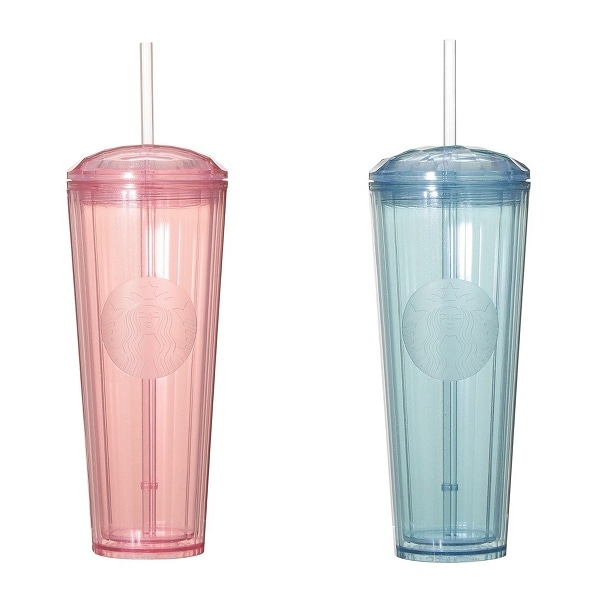 コールドカップタンブラーグリッターブルー710ml