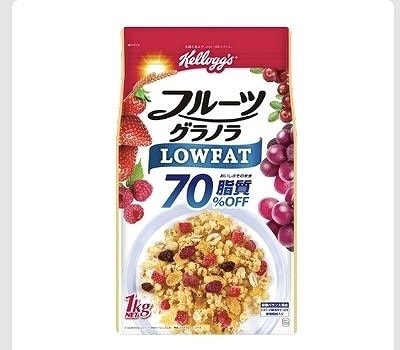 Kellogg`sフルーツグラノラ ローファット 1kg