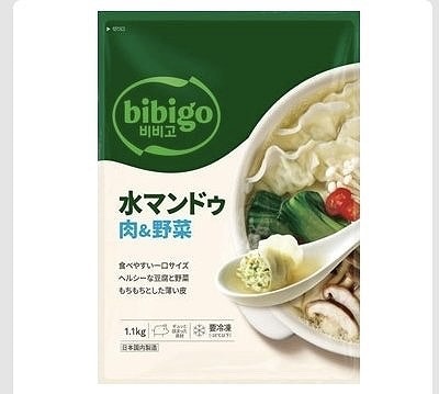 CJ bibigo 水マンドゥ肉&野菜 1.1kg