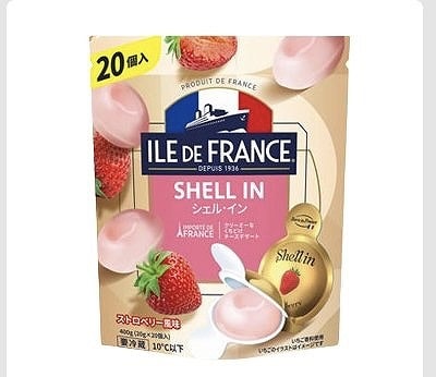 ILE DE FRANCE シェル・イン ストロベリー風味 20個入 400g