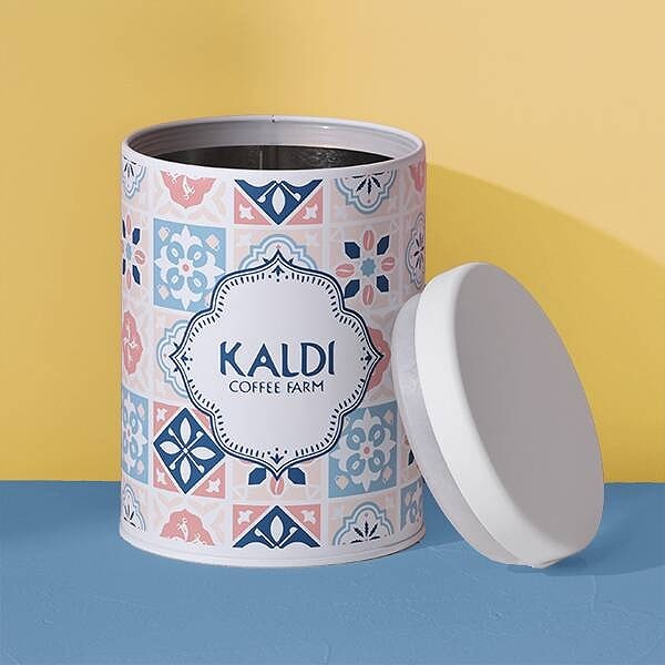 セット限定　オリジナル　キャニスター缶（タイル柄）