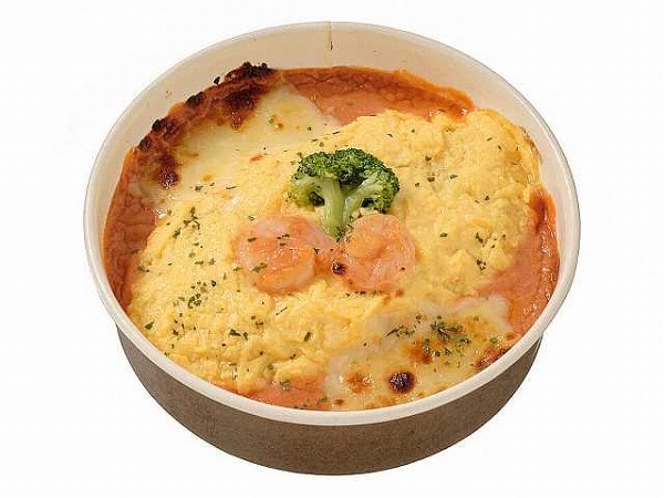 海老のトマトクリームオムライスドリア