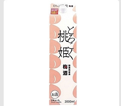 桃姫 とろこく桃たっぷり梅酒 2L