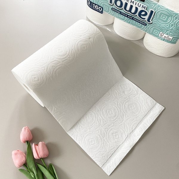 2枚重ねのペーパータオル