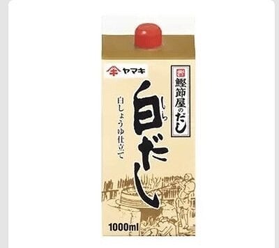 ヤマキ 鰹節屋のだし 白だし 1,000ml お吸い物で13倍希釈